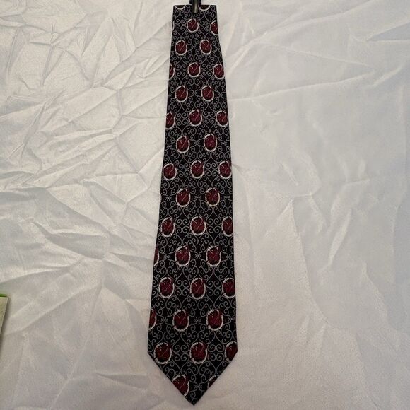 Christian Dior Monsieur Red Silk Tie - Picture 1 of 7